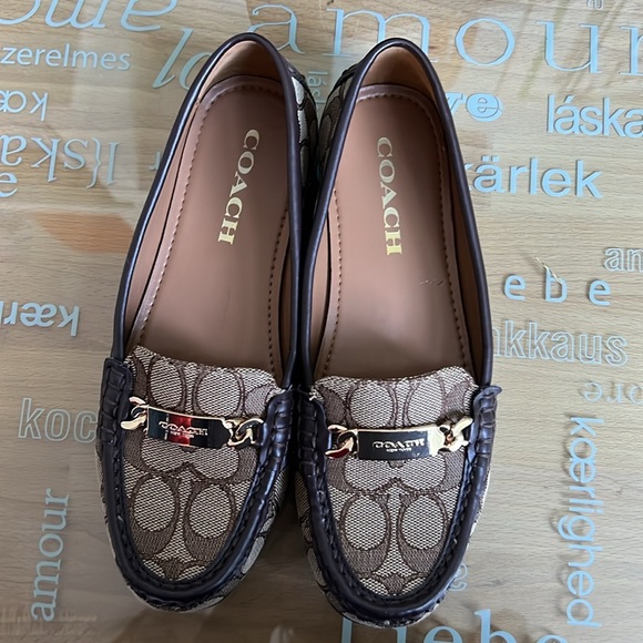 COACH monogram Driver Loafer 6 - Picture 6 of 6